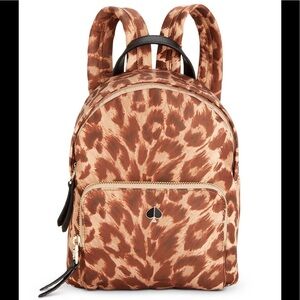 NWT Kate Spade Taylor Leopard Print Small Backpack